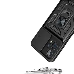 Панель BeCover Military для Poco F5 Black (709996) - мініатюра 5