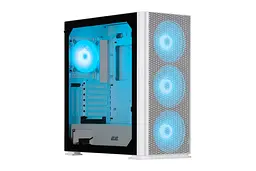 2E Gaming Корпус Vertex GI01W без БЖ 2xUSB3.0, 1xUSBType-C, 3x140мм ARGB, 1x120мм ARGB, VGA 380мм, LCS ready, контролер з пультом, TG Side Panel, EATX, білий - мініатюра 5