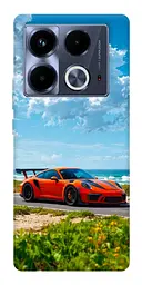 TPU чохол Demsky Car in nature для Infinix Note 40 4G