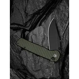 Ніж складаний туристичний Civivi Iron Tide (8.2 см) 14C28N / Aluminum зелений - мініатюра 10