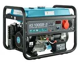 Konner & Sohnen Генератор бензиновий KS 10000E-3, 400В, 7.5кВт, 3 фази, електростартер, 88кг - мініатюра 2