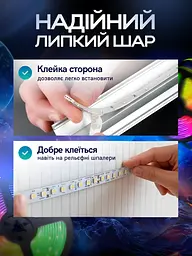 Світлодіодна стрічка смарт RGB 5050 вологозахищена 5 м (1642786810) - мініатюра 5