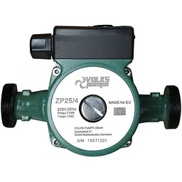 Циркуляційний насос Volks pumpe ZP25/6 180 мм + гайки