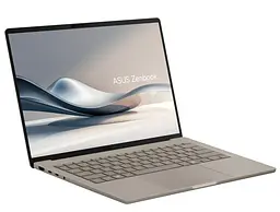 Ноутбук ASUS 14 Zenbook A14 UX3407NA-QD023W WUXGA OLED/Qualcomm X2 Elite Extreme/32GB/1TB/UMA/W11H/Beige (90NB1711-M00390) - мініатюра 2
