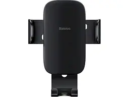 Автомобільний тримач BASEUS Metal Age 2 Gravity Car Mount Air Outlet Version Black (SUJS000001) - мініатюра 2