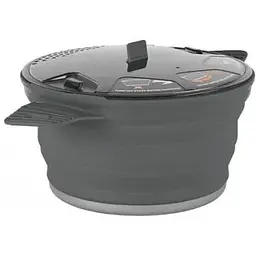 Каструля Sea To Summit X-Pot з алюмінієвим дном 2.8 L Grey (1033-STS AXPOT2.8GY)