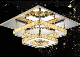 Люстра Кристал LED 24W Квадратна APP409-C APP410-C OSW-65007 - мініатюра 6