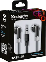Навушники Defender #1 Basic-617 чорний (63617) - мініатюра 2