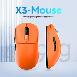 Бездротова мишка ATTACK SHARK X3 Orange | Сенсор PAW3395 | 65 годин акум - мініатюра 10