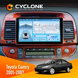 Штатна магнітола Toyota Camry 30 2001-2007 Cyclone C9-012 4x64, DSP, 4G Cyclone (НФ-00008046)