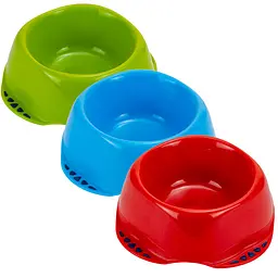 Миска для корма та води MPS maya L Wrubb. Mix Col. D17x8h см