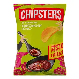 Чипси картопляні Chipster's Asian collection Тайський соус 100 г