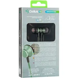 Навушники HF Gelius Pro GP-HF590 Alfa Green with Xiaomic + button call answering