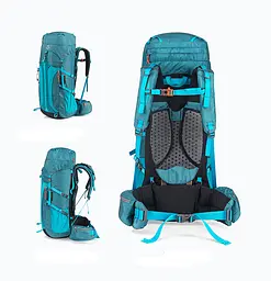 Рюкзак туристичний Naturehike NH16Y020-Q, 55 л, блакитний - мініатюра 4