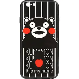 Чохол-накладка Toto Cartoon Print Glass Case Apple iPhone 6/6s Kumamon