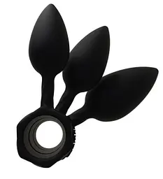Набір анальних пробок Bathmate Anal Training Plugs, діаметр 2,5 см - 3,1см - 3,8см - мініатюра 2