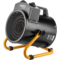 Теплова гармата Neo Tools 2,0 кВт, площа обігріву 20 кв.м., підлоговий, чорний (90-067)