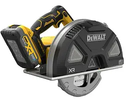 Пилка дискова по металу DeWALT акумуляторна з АКБ та ЗП DCS383H2 - мініатюра 5