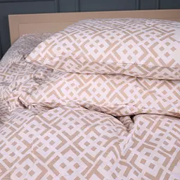 Комплект постільної білизни бязь MIRSON Abstract Beige 175х210см (2200013164692) - мініатюра 2