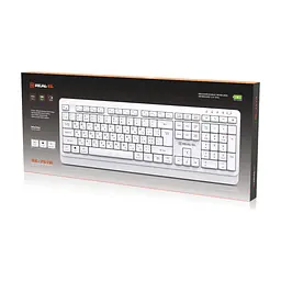 Клавіатура REAL-EL RK-761W Wireless White (EL123100059) - мініатюра 10
