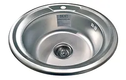 Кухонна мийка Romzha (Eko) Sorin Satin RO45486, Сірий - мініатюра 3