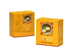 Чай пакетований фруктовий та трав'яний Трипільське Сонце Теплий імбир/Warm ginger 26 г (1,3) 20 пакетиків