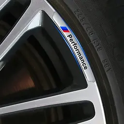 Емблема обода колеса Performance 4 шт Алюміній наклейка на диски на скотчі - мініатюра 3