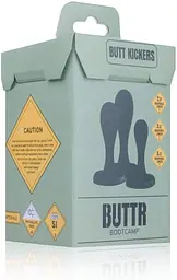 Набір анальних пробок Buttr Butt Kickers Butt Plug Training Set - мініатюра 2