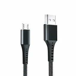 Дата кабель USB 2.0 AM to Micro 5P 1.2m Grand-X (FM-12B) - мініатюра 2