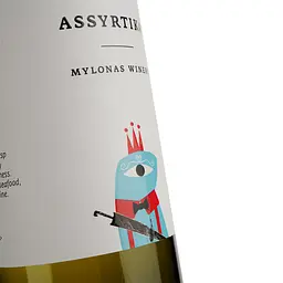 Вино Mylonas Assyrtiko Attiki PGI біле сухе 0,75 л - мініатюра 3