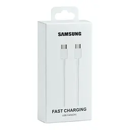 Кабель для заряджання USB Samsung Type-C to Type-C 60W 1:1 White - мініатюра 2