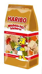 Желейні цукерки Haribo Weihnachtsbäckerei Fruit Gum Christmas Edition 250g