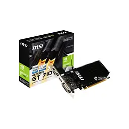 Відеокарта GeForce GT710 2048Mb MSI (GT 710 2GD3H LP) - мініатюра 2