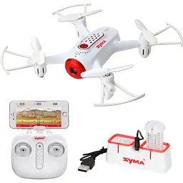 Радиоуправляемая игрушка Syma Квадрокоптер с FPV-камерой 14.2 cм (X22W) - мініатюра 4