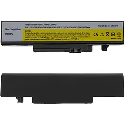 Батарея для ноутбука Lenovo L10S6F01 (IdeaPad: Y470A Y470G Y471P Y570P Y570 Y570A Y570D Y570M Y570N) 10.8V 5200mAh Чорний - мініатюра 2