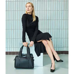 Сумка Childhome Mommy club Signature vegan leather black (CWMCSLBL) - мініатюра 5