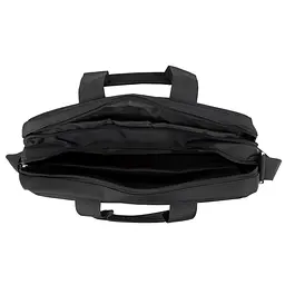 Сумка-портфель чоловіча текстильна для ноутбука 13'' та документів Tiding Bag M56-3813A чорна - мініатюра 2