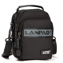 Тканинна чоловіча сумка Lanpad LAN82005 Чорний