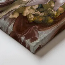 Інтер'єрна картина Створення Адама, Мікеланджело, Michelangelo, Creation of Adam, інтер'єрний декор, 60×120 см (id3421) - мініатюра 3