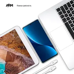 Кабель ArmorStandart ABMM093L USB-C to USB-C Cable 1.2m white (ARM64300) - мініатюра 2