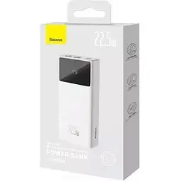 Портативна батарея Baseus Star-Lord Digital Display Fast Charging 20000 mAh 65W P10022906213-00 White - мініатюра 4