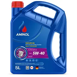 Автомобільна мотрона олива Aminol Super SPG3 5W40 5л