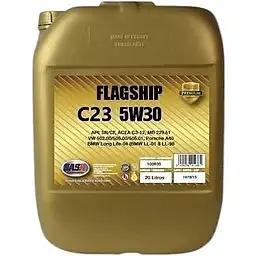 Олива моторна синтетична Sash Flagship C23 5W30 Acea C2/C3 A5/B5 API: SN/CF 20 л (55278)