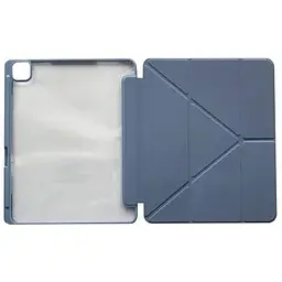 Чохол Smart Case Clear+stylus для Apple iPad Air 13 2024/2025 фіолетовий