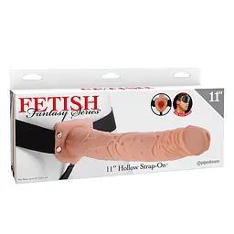 Порожнистий страпон Fetish Fantasy Series 29 см тілесний