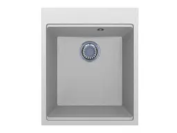 Кухонна мийка Miraggio LAGOON 420 white (0002222) Граніт, Під стільницю/Врізна, Білий
