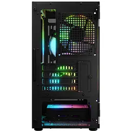 Корпус LogicConcept PORTOS MESH+GLASS ARGB fans 3x120mm BLACK без БЖ mATX - мініатюра 4