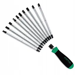 Набір викрутка з насадками 20 в 1 TOPTUL (PH,PZ,SL,Hex,Torx) GAAI2101 - мініатюра 2