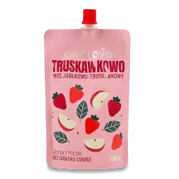 Мус Owolovo Truskawkowo з яблук і полуниці 200 г
