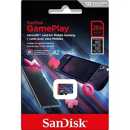 Карта пам'яті SanDisk microSDXC GamePlay 256GB UHS-I U3 A2 V30 (SDSQXAV-256G-GN6XN) [174437] - мініатюра 3